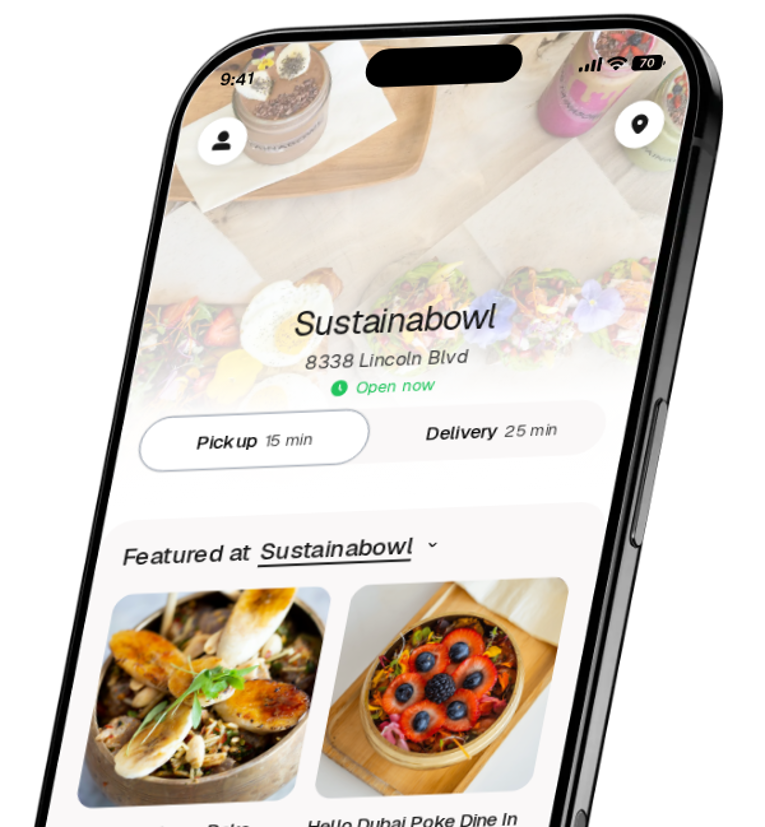 Sustainabowl app preview
