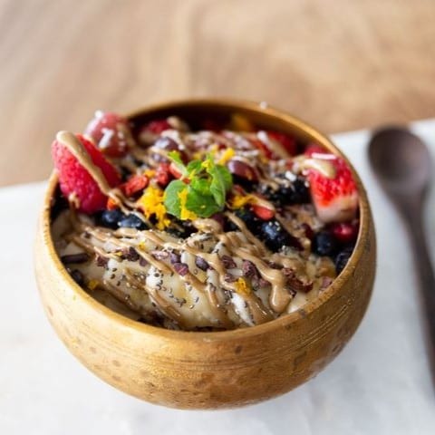 Peanut Butter Açaí Bowl.