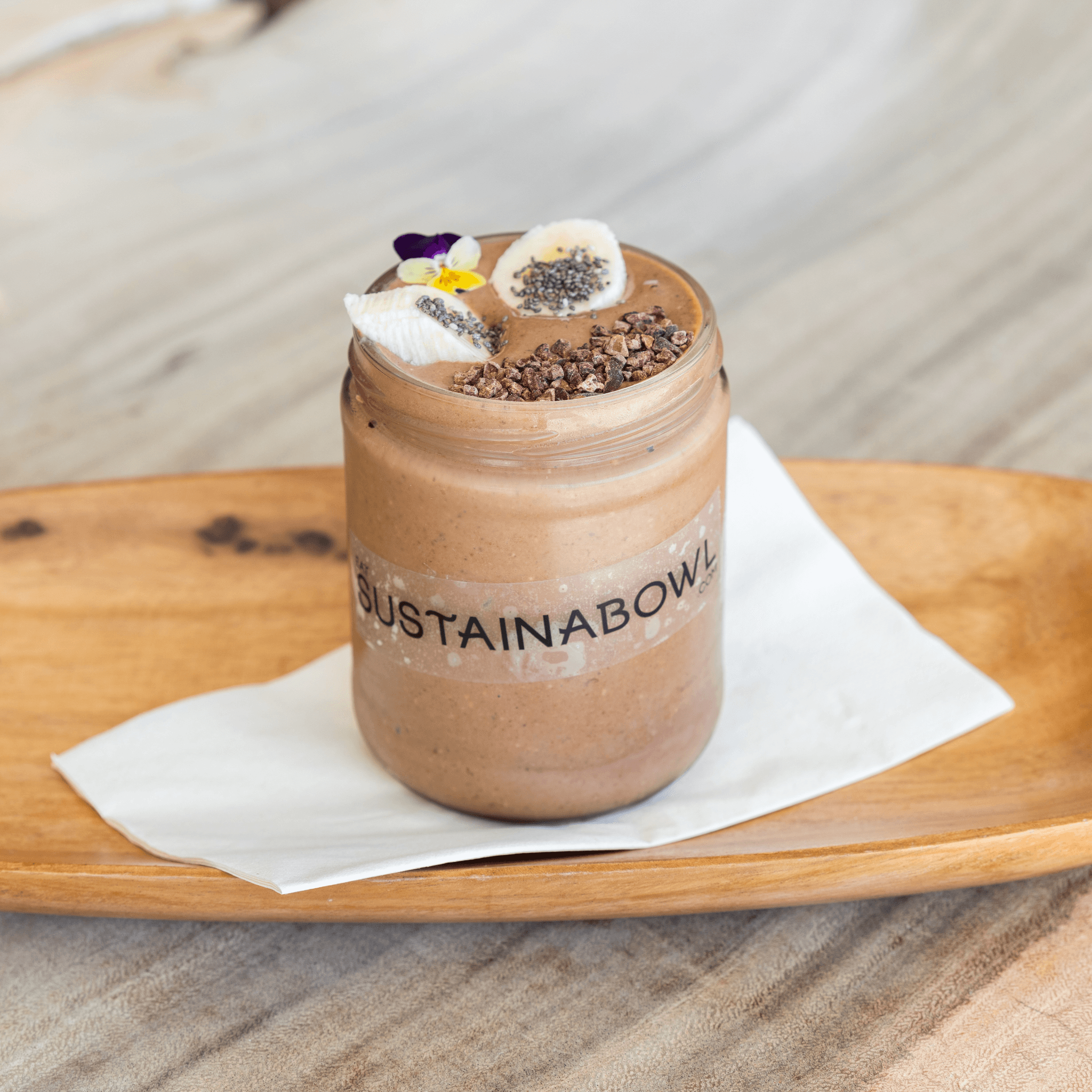 Chocolate Protein Smoothie.