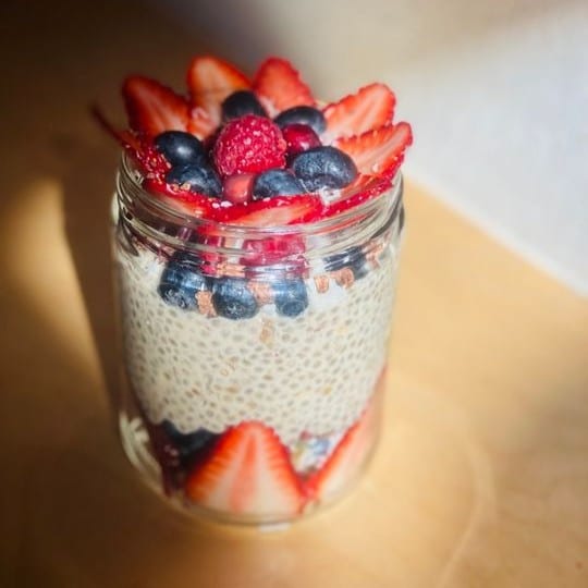Organic Chia Pudding.