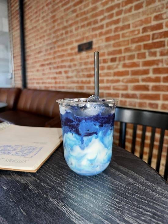 Blue Matcha Latte.